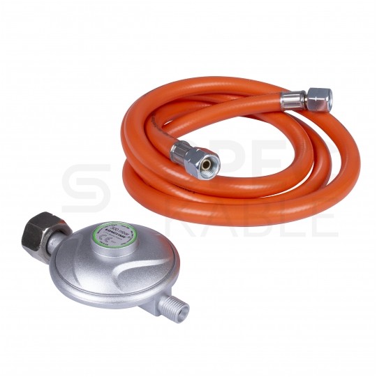 Nagrzewnica gazowa 25kW z termostatem + reduktor i regulacją ustawienia temperatury Kraft&Dele KD11700