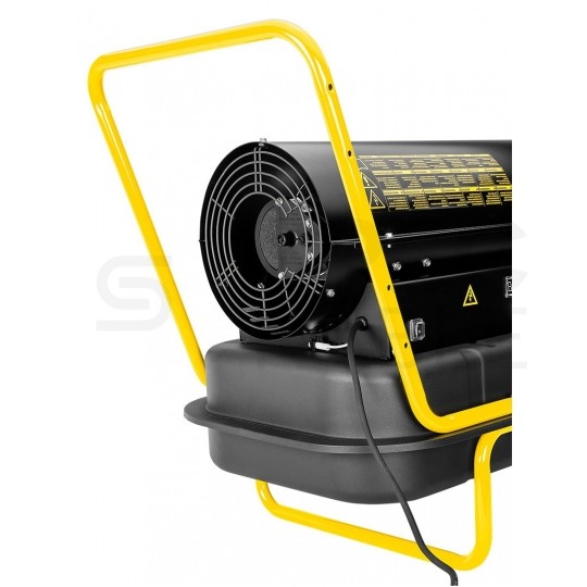 Nagrzewnica olejowa przemysłowa 20kW z odprowadzeniem spalin, zbiornik 38l NEO 90-086