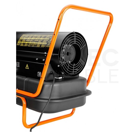 Nagrzewnica olejowa przemysłowa 50kW, zbiornik 50l NEO 90-082