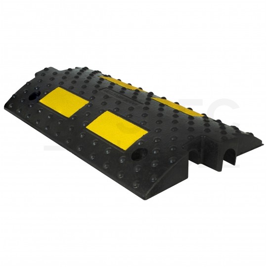 Najazd gumowy próg zwalniający 500x300x55mm 2 kanały