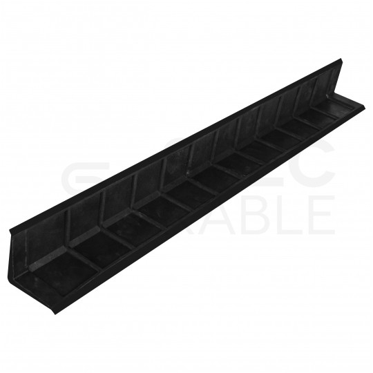 Narożnik ochronny odbojnik parkingowy gumowy odblaskowy 900x125x75mm