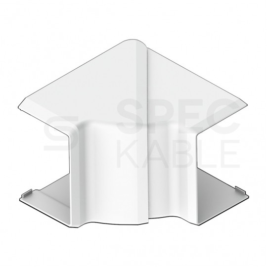 Narożnik wewnętrzny regulowany LH 60x40mm biały KOPOS
