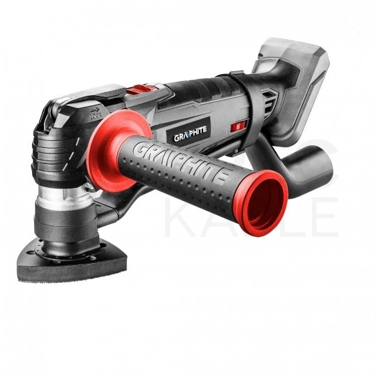 Narzędzie wielofunkcyjne akumulatorowe 18V do cięcia, szlifowania, skrobania bez akumulatora ENERGY+ GRAPHITE 58G013