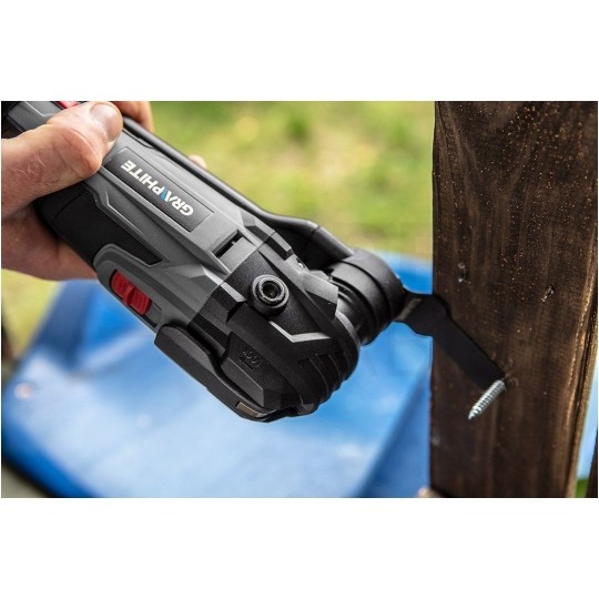 Narzędzie wielofunkcyjne akumulatorowe 18V do cięcia, szlifowania, skrobania bez akumulatora ENERGY+ GRAPHITE 58G013