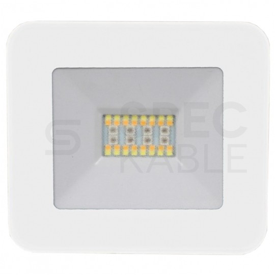 Naświetlacz LED SMD 20W 1400lm RGB + 3000K/4000K/6500K IP65 barwa WW, NW, CW Bluetooth V-TAC VT-5020-W