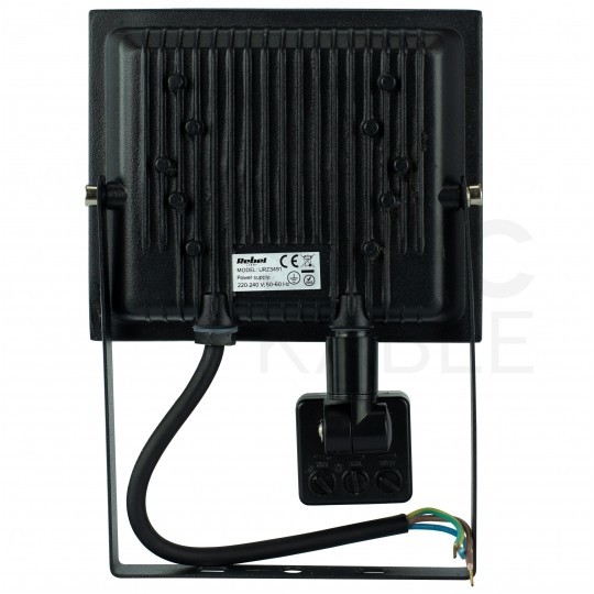 Naświetlacz LED SMD 20W 1500lm 3000K IP44 czarny, z czujnikiem ruchu WW REBEL