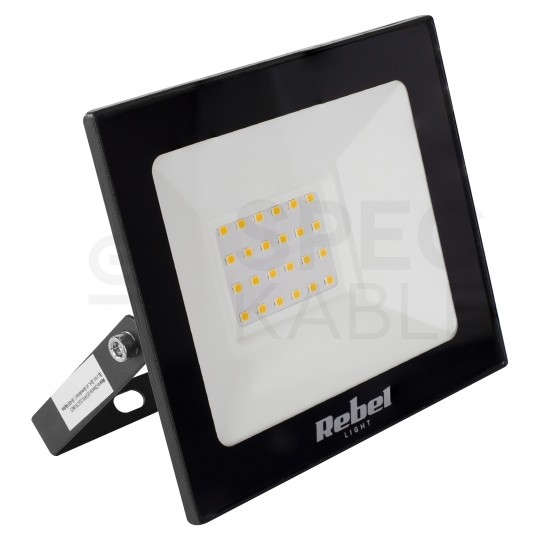 Naświetlacz LED SMD 20W 1500lm 3000K IP65 czarny WW REBEL