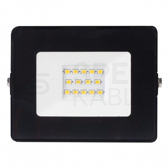 Naświetlacz LED SMD KASTEL 10W 800lm 4000K IP65 czarny NW BEMKO
