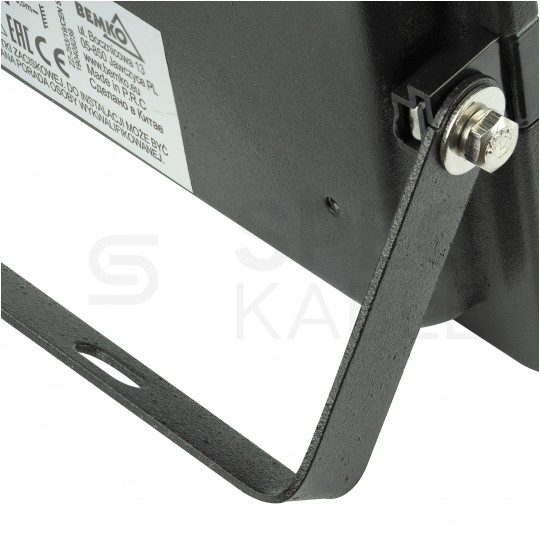 Naświetlacz LED SMD KASTEL 20W 1600lm 4000K IP65 czarny NW BEMKO