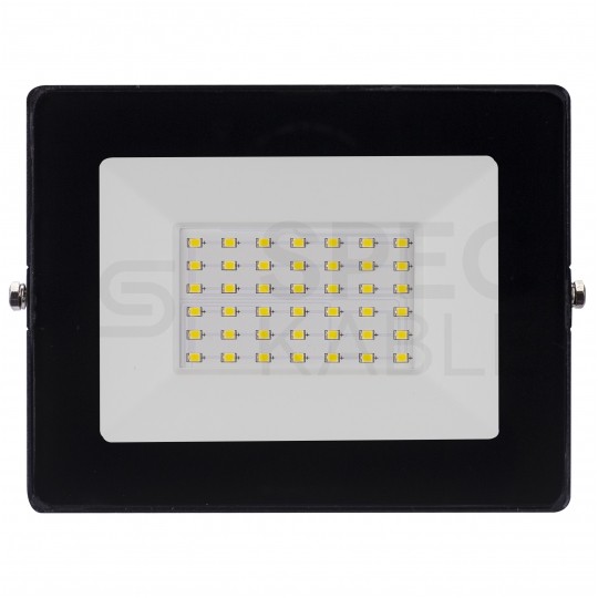 Naświetlacz LED SMD KASTEL 30W 2400lm 4000K IP65 czarny NW BEMKO