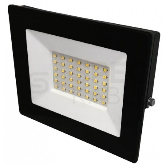 Naświetlacz LED SMD KASTEL 30W 2800lm 4000K IP65 czarny, z czujnikiem ruchu PIR NW BEMKO