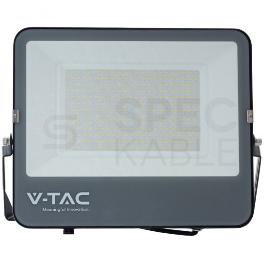 Naświetlacz, projektor LED SMD 200W 37000lm 4000K IP65 czarny barwa NW biała neutralna V-TAC VT-44205-5 5 LAT GWARANCJI