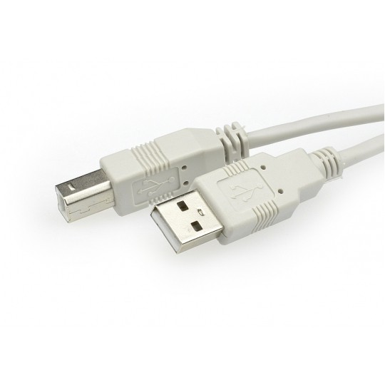 NEKU Kabel drukarkowy USB 2.0 A / B (wtyk / wtyk) szary 3m