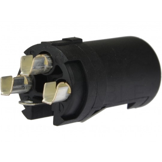 NEUTRIK Gniazdo mikrofonowe XLR (3-pin) na kabel do 8,0mm posrebrzane czarne NC3FXX-BAG