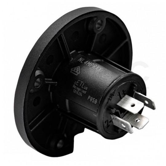 NEUTRIK Gniazdo tablicowe panelowe Speakon 4-pin czarne NL4MPRXX