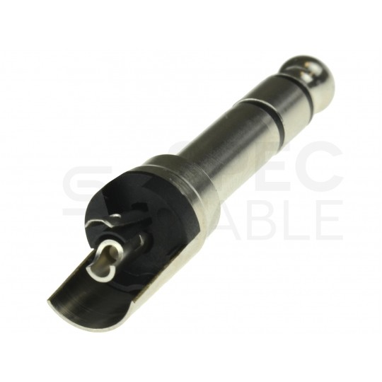 NEUTRIK Wtyk instrumentalny Jack 6,3mm Stereo na kabel do 7,0mm niklowany czarny NP3X-BAG