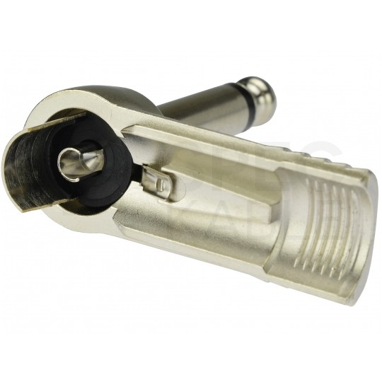 NEUTRIK Wtyk kątowy instrumentalny Jack 6,3mm Mono na kabel do 7,0mm niklowany NP2RX
