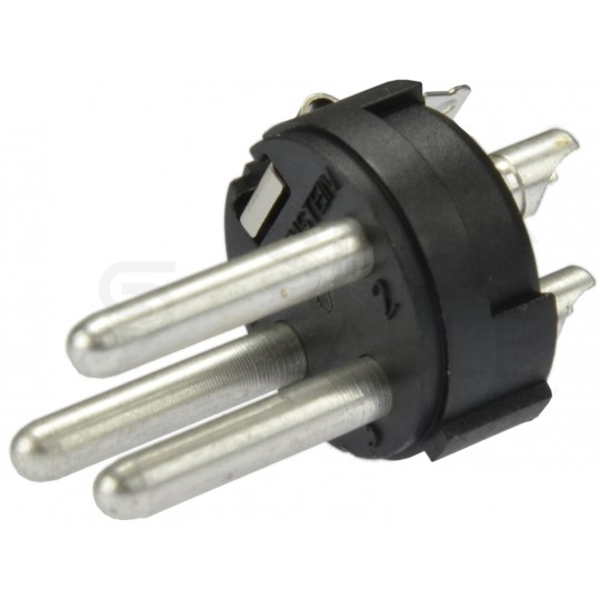 NEUTRIK Wtyk mikrofonowy XLR (3-pin) na kabel do 8,0mm posrebrzany NC3MXX