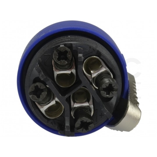 NEUTRIK Wtyk Speakon 4-pin na kabel do 14,5mm NL4FX