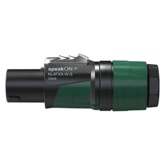 NEUTRIK Wtyk Speakon 4-pin na kabel do 14,5mm NL4FXX-W-S