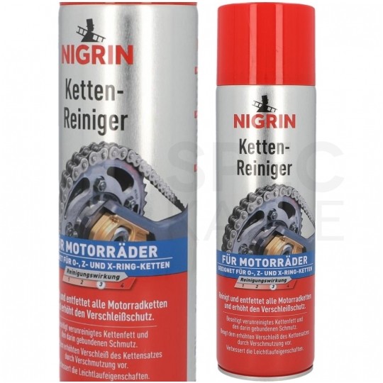 NIGRIN Preparat, spray do czyszczenia łancuchów motocyklowych 500ml