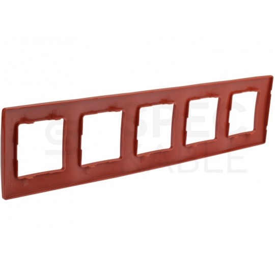 NILOE Ramka 5-krotna Czerwona