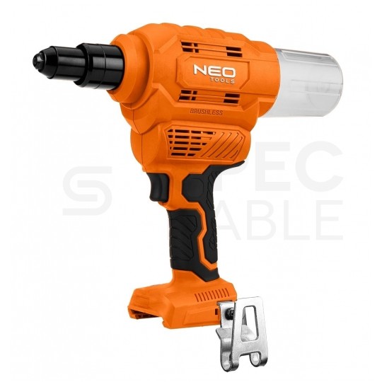 Nitownica akumulatorowa 18V 12000N o średnicy nitów 2,4 - 6,4mm bez akumulatora ENERGY+ NEO 04-617
