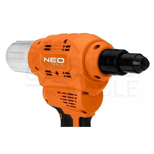 Nitownica akumulatorowa 18V 12000N o średnicy nitów 2,4 - 6,4mm bez akumulatora ENERGY+ NEO 04-617