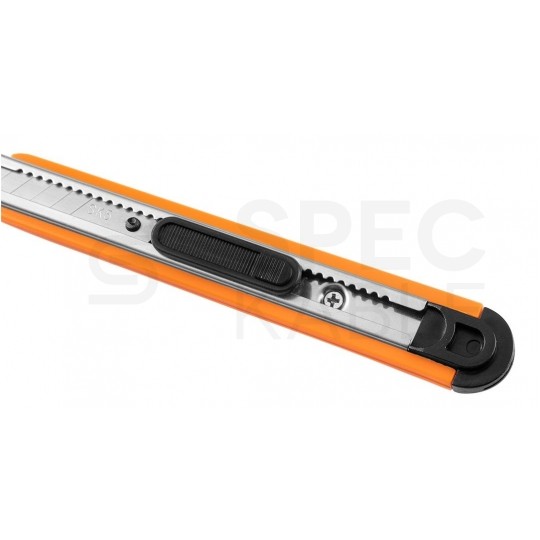 Nóż do tapet z łamanym ostrzem 9mm z blokadą ostrza NEO 63-013