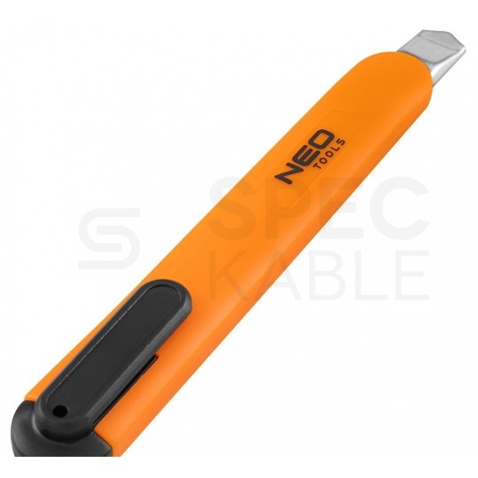 Nóż do tapet z łamanym ostrzem 9mm z blokadą ostrza NEO 63-013