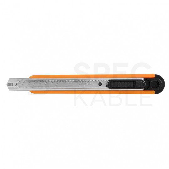 Nóż do tapet z łamanym ostrzem 9mm z blokadą ostrza NEO 63-013