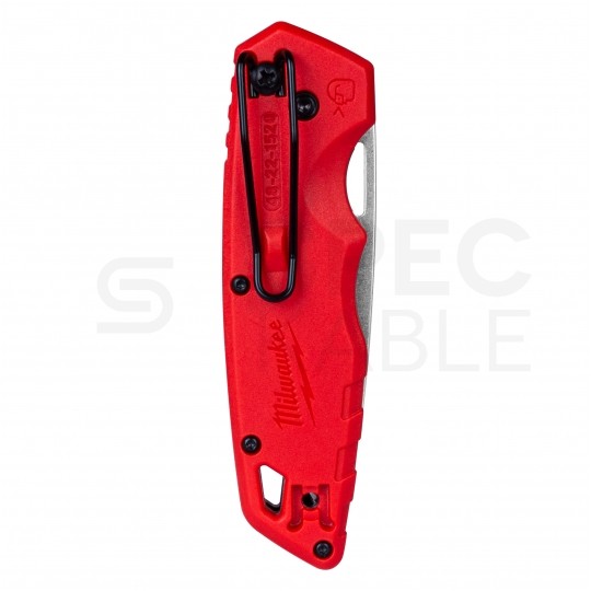 Nóż składany ze stali nierdzewnej kieszonkowy 80mm FASTBACK MILWAUKEE