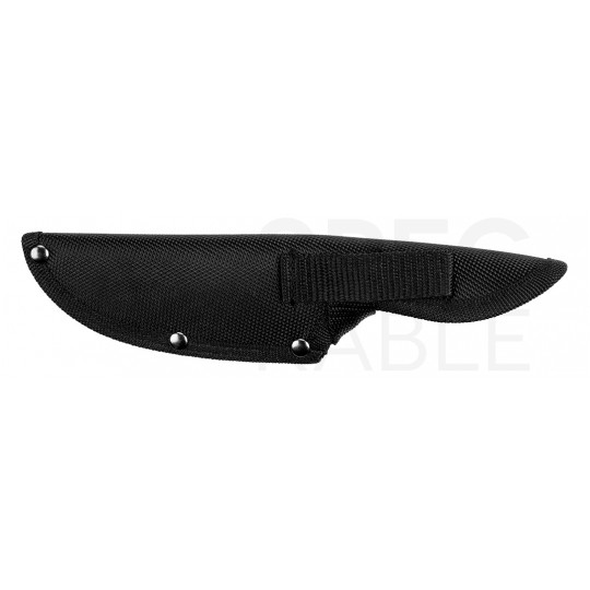 Nóż survivalowy ze stali nierdzewnej (rękojeść drewniana) 230/120mm FULL-TANG + etui NEO 63-111