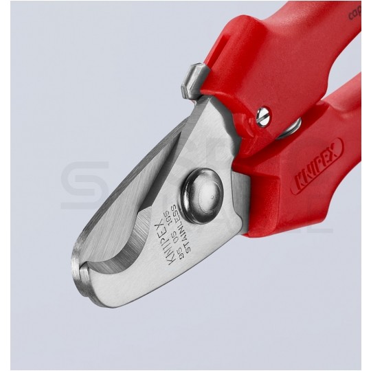 Nożyce do cięcia kabli miedzianych (do 10mm / 24mm2) 165mm KNIPEX 95 05 165