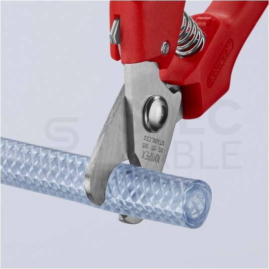 Nożyce do cięcia kabli miedzianych (do 10mm / 24mm2) 165mm KNIPEX 95 05 165