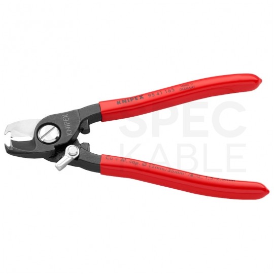 Nożyce do cięcia kabli miedzianych i aluminiowych (do 12mm / 35mm2) 165mm KNIPEX 95 41 165