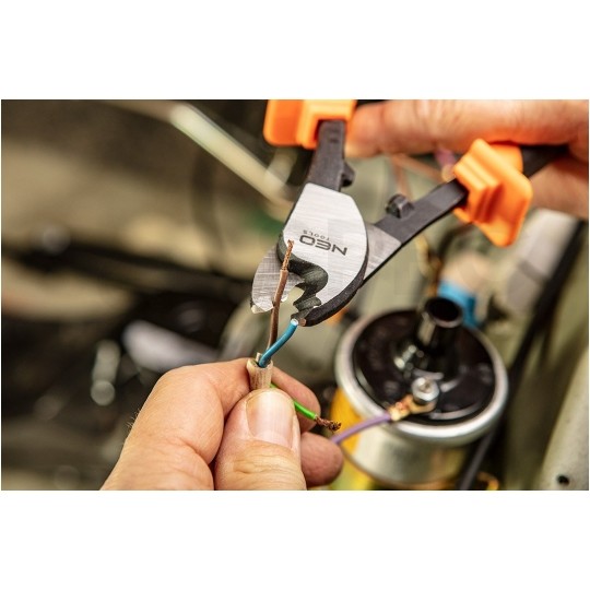 Nożyce do cięcia kabli miedzianych i aluminiowych, obcinak 160mm NEO 01-513