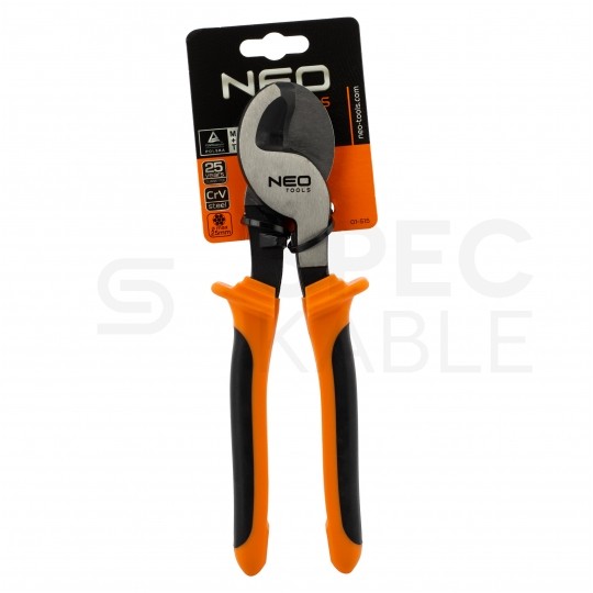 Nożyce do cięcia kabli miedzianych i aluminiowych, obcinak 225mm NEO 01-515
