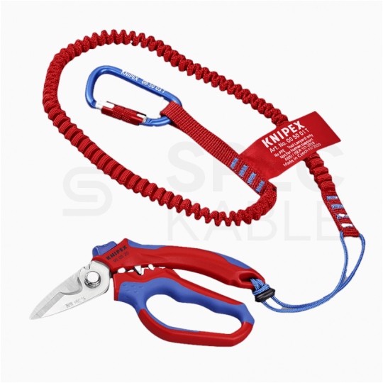 Nożyczki do cięcia kabli i ściągania izolacji 160mm kątowe KNIPEX 95 05 20 SB