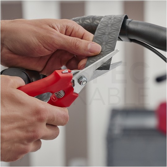 Nożyczki uniwersalne ze sprężyną i blokadą do cięcia tektury tworzyw sztucznych folii aluminiowych miedzianych mosiężnych 190mm KNIPEX 95 05 190