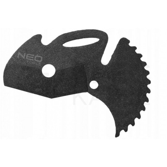 Obcinak do rur karbowanych i peszli z tworzywa sztucznego 0-42mm z wymiennymi ostrzami NEO 02-073