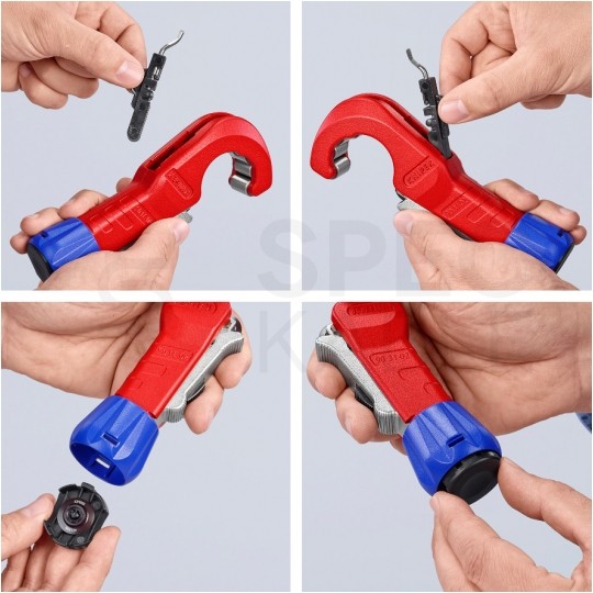 Obcinak do rur miedzianych 6-35mm TubiX KNIPEX 90 31 02 BK