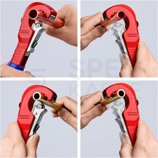Obcinak do rur miedzianych 6-35mm TubiX KNIPEX 90 31 02 BK