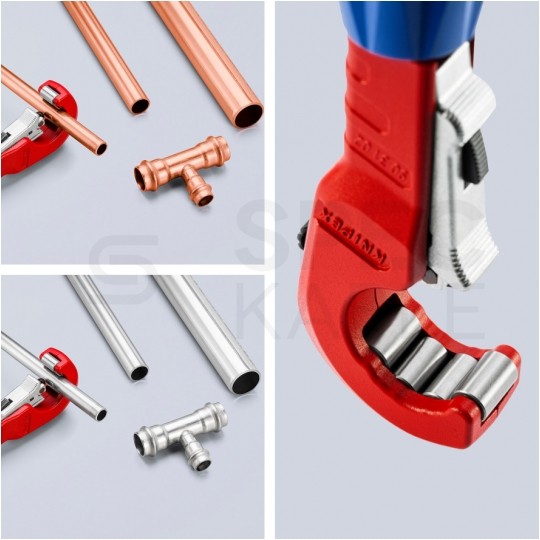 Obcinak do rur miedzianych 6-35mm TubiX KNIPEX 90 31 02 BK