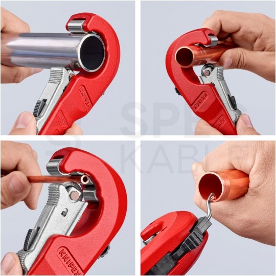 Obcinak do rur miedzianych 6-35mm TubiX KNIPEX 90 31 02 SB