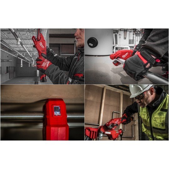 Obcinak do rur stalowych miedzianych 12-28mm akumulatorowy 12V INOX RAPTOR M12 PCSS-202C MILWAUKEE