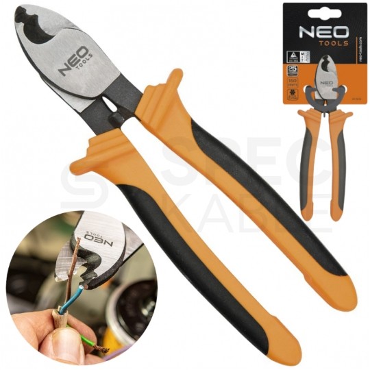 Obcinak nożyce do kabli miedzianych i aluminiowych 160mm Neo Tools