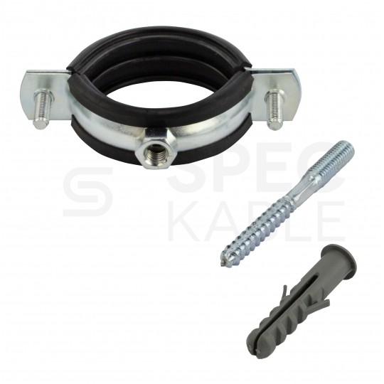 Obejma mocująca Uchwyt OSZG 26-30mm z wkładką gumową i kołkiem montażowym Trytyt