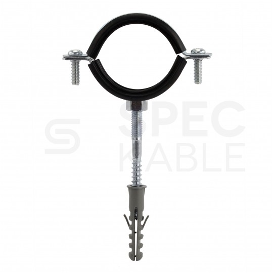 Obejma mocująca Uchwyt OSZG 32-36mm z wkładką gumową i kołkiem montażowym Trytyt