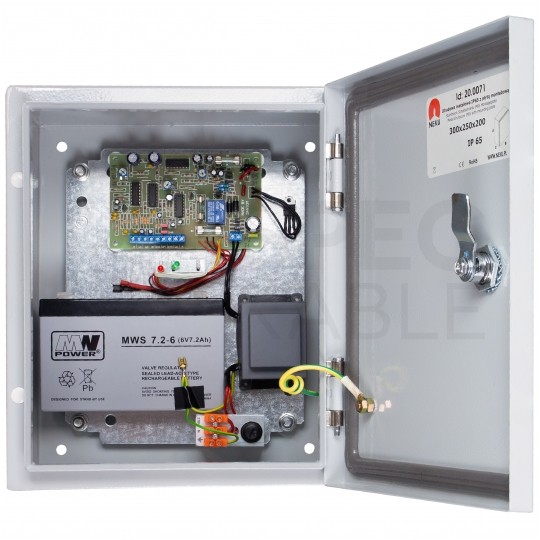 Obudowa hermetyczna rozdzielnica metalowa z płytą montażową 400x300x200 IP65 natynkowa NEKU